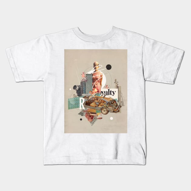 Spirited Royalty Kids T-Shirt by FrankMoth